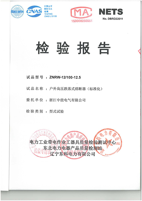 戶(hù)外高壓跌落式熔斷器（標(biāo)準(zhǔn)化）